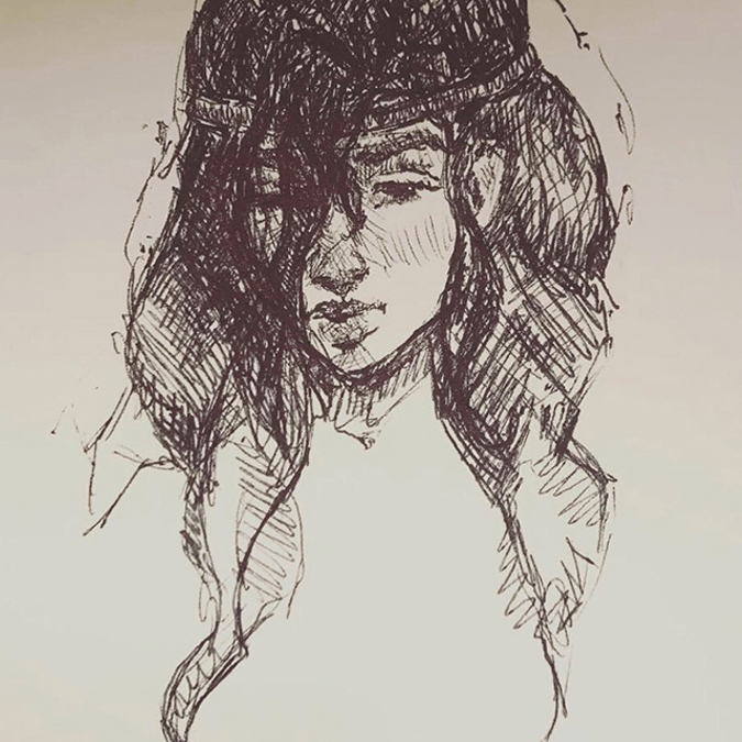 a gif of assorted art and photography by the artist Penelope Wrenn