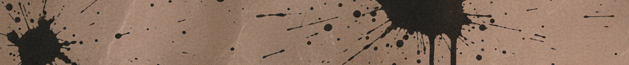 Brown textured background with ink splatter